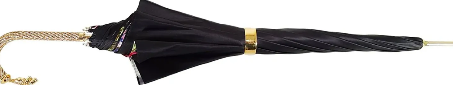 Adorable Umbrella With Double Fabric, Exclusive Floral Design By il Ma