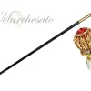 Amazing Walking stick with Red crystals