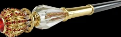 Amazing Walking stick with Red crystals