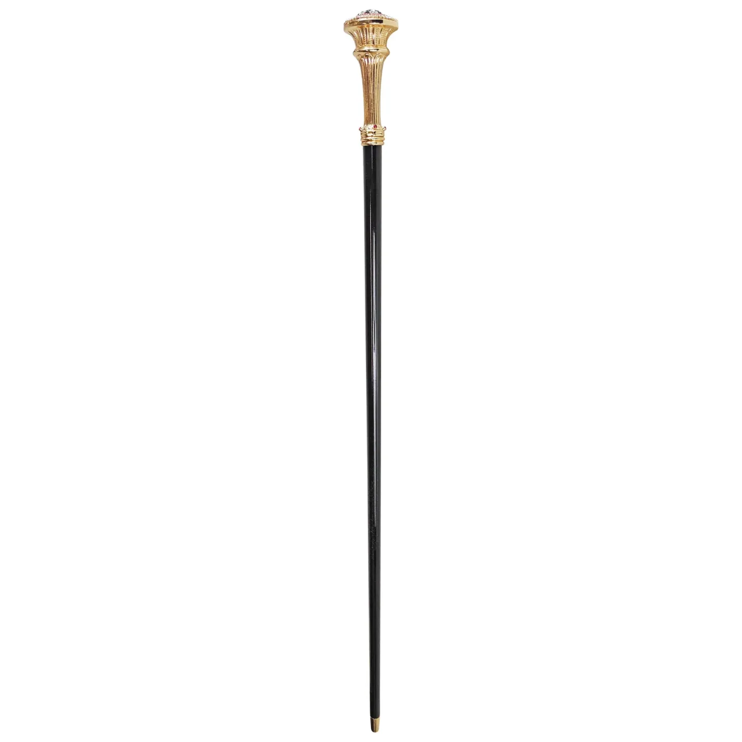 Amazing Walking stick with Red-White-Black crystals