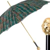 Artistic Paisley Umbrella with Luxurious "The Four Noble Truths" Handl