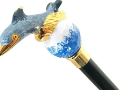 Awesome Dolphin Umbrella - Blue Rose Inside