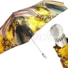 Awesome Women's Folding Umbrella, Amazing New Animalier Abstract Desig Best Foldable Umbrellas