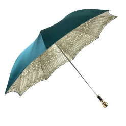 Baroque and turquoise umbrella with Mylord handle