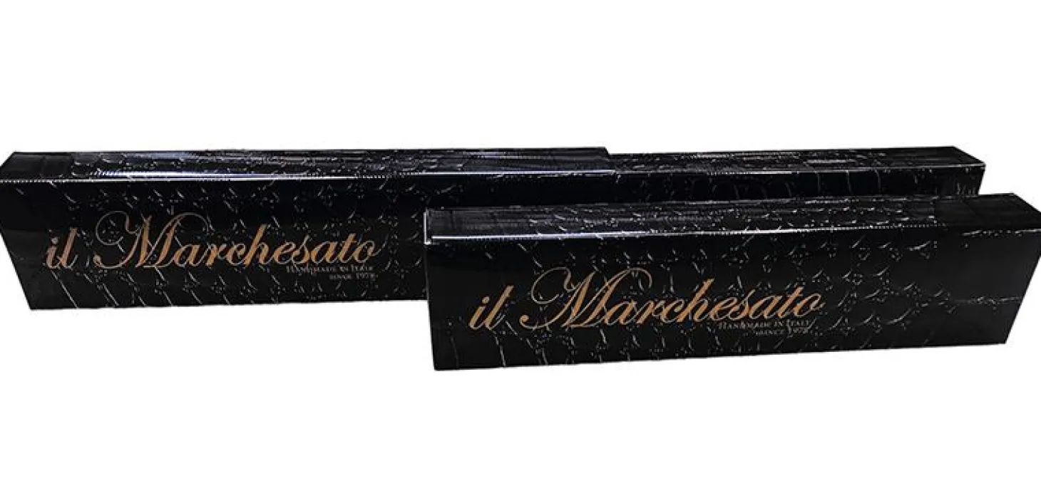 Beautiful Double Canopy Umbrella in a Luxurious Orange Satin