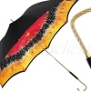 Beautiful Double Canopy Umbrella in a Parti-Coloured Design
