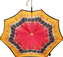 Beautiful Double Canopy Umbrella in a Parti-Coloured Design