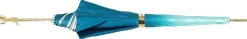 Beautiful Double Canopy Umbrella in a Luxurious Turquoise Colored Poly
