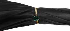 Beautiful Double Canopy Umbrella in a Luxurious Green Colored Polyeste