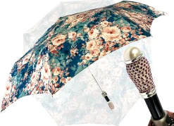 Beautiful Folding Umbrella With Floral Print