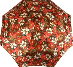 Beautiful Folding Umbrella With Flowers Pattern