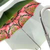 Beautiful Red Women's Umbrella with Printed Peacock Design Hight Quality Luxury Umbrella