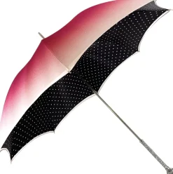 Beautiful Red Women's Umbrella with Printed Peacock Design Hight Quality Luxury Umbrella