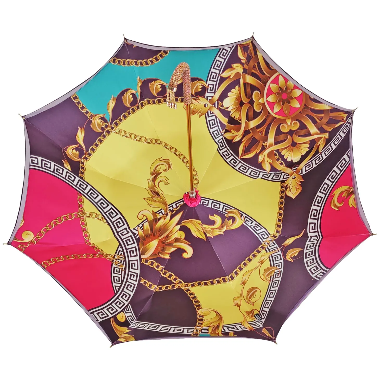 Beautiful umbrella with Amethyst crystals