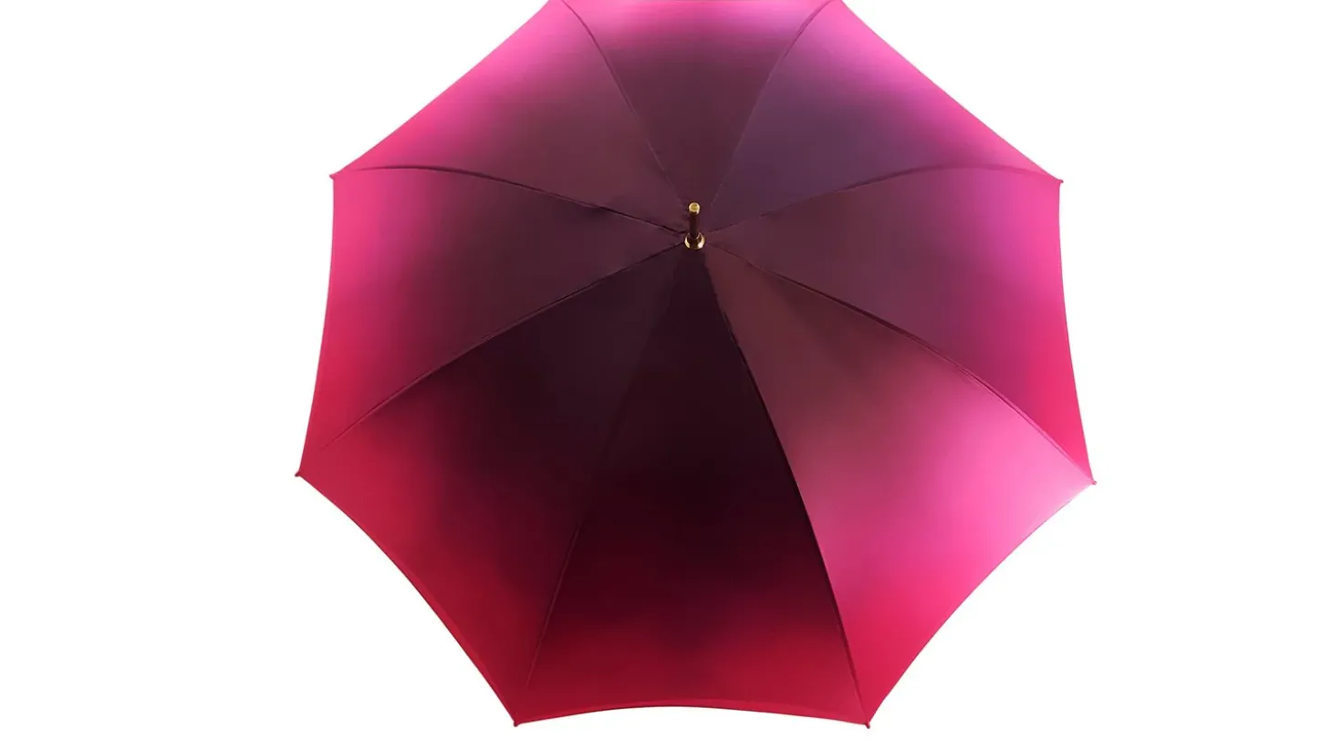 Beautifull Double Canopy Toucan Umbrella in a Luxurious Gradient Fuchsia Fashionable Umbrella