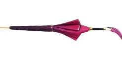 Beautifull Double Canopy Toucan Umbrella in a Luxurious Gradient Fuchsia Fashionable Umbrella