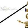 Beauty Collectible Walking Cane With Swarovski Sapphire