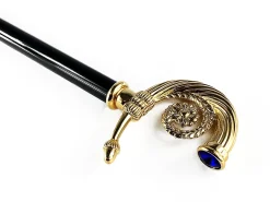 Beauty Collectible Walking Cane With Swarovski Sapphire