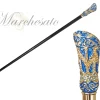 Belle Epoque vintage Walking stick - 24K goldplated