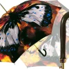 Big Butterfly Painted Umbrella