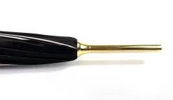 Black And Light Grey Striped Umbrella