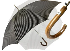 Black and White striped Classic Umbrella