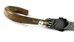Black and White striped Classic Umbrella