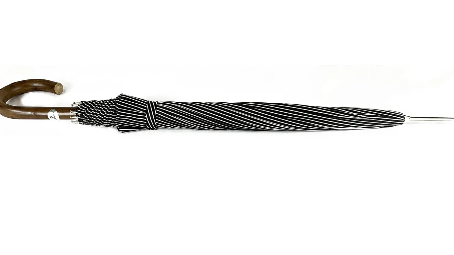 Black and White striped Classic Umbrella