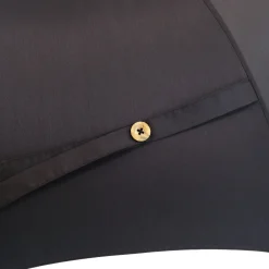 Black Umbrella with Chestnut Handle