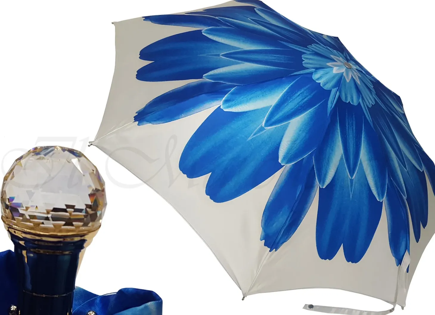 Blue Dahlia - Luxury Ladies Umbrella