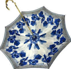 Blue Flowers Umbrella