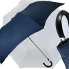 Blue Navy Jacquard Folding Umbrella