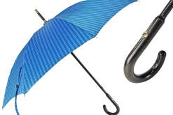 Blue umbrella in black beech wood