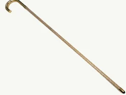 Brass Walking Cane Encrusted with Swarovski Elements