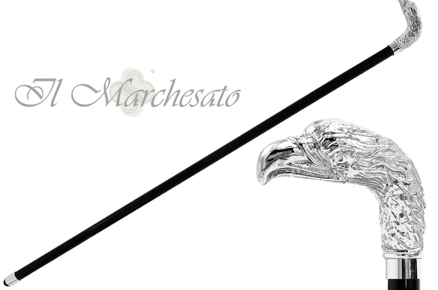 Bright Silver plated Hawk - il Marchesato collection