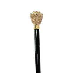 Bright Walkingsticks with Crystals Encrusted Knob