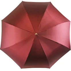 Burgundy shimmering with internal lace design
