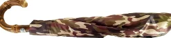 Camouflage Umbrella Folding With Bamboo Handle