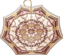Charming Double Cloth Woman's Umbrella Exclusive Design by il Marchesa