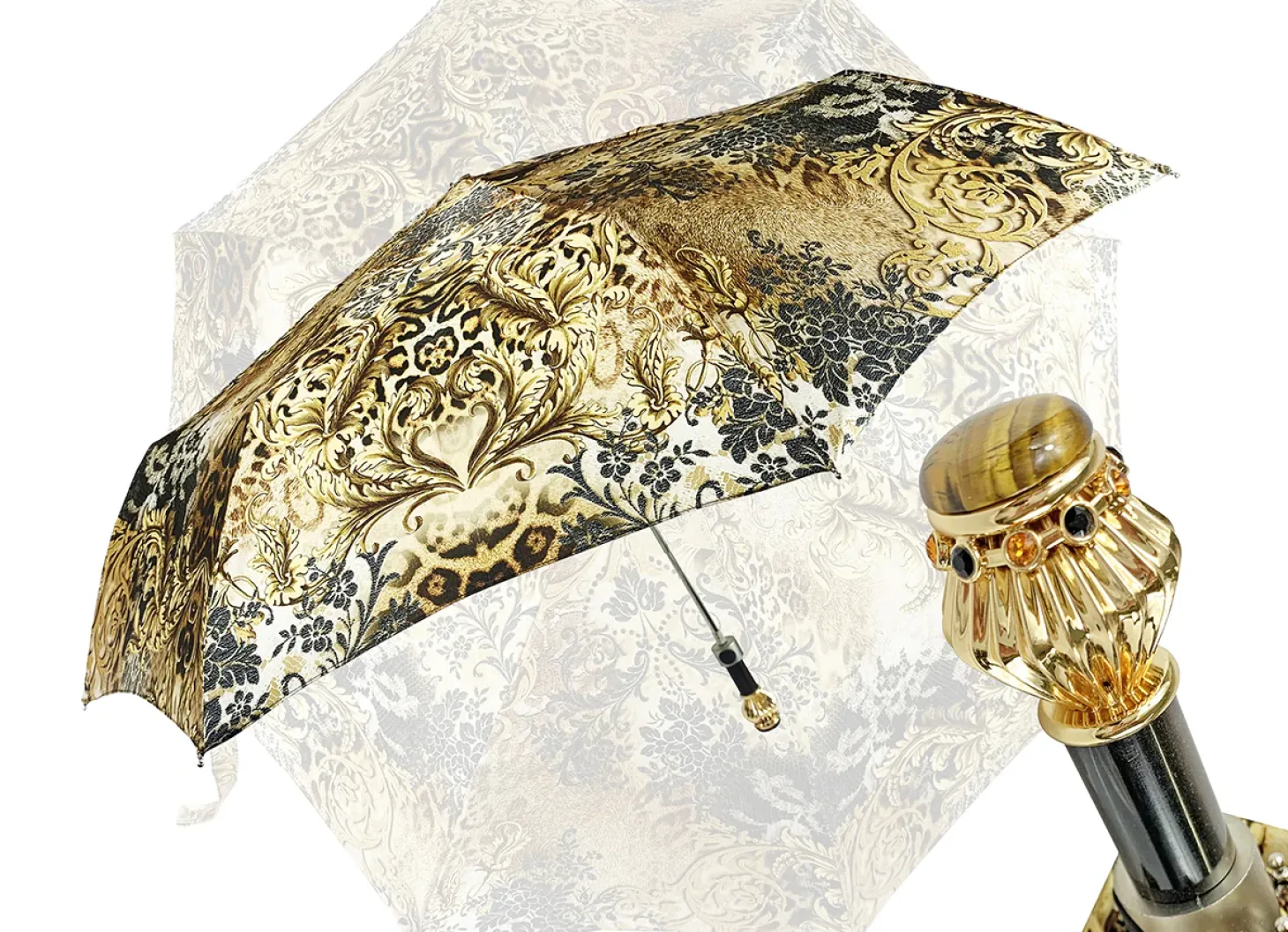 Classic and elegant mini umbrella with Jewel handle