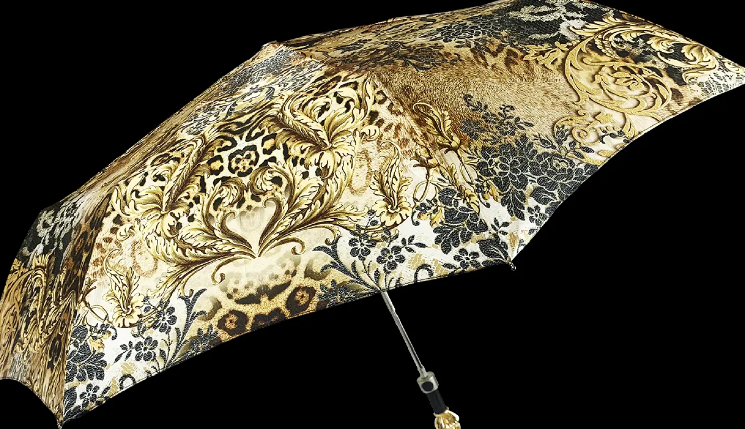 Classic and elegant mini umbrella with Jewel handle