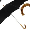 Classic Automatic Black Umbrella With Whanghee Handle