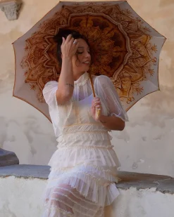 Classic fancy umbrella with wonderful handle