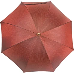 Classic men's umbrella with leather handle