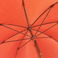 Classic men's umbrella with leather handle