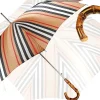 Classic Striped Men's Umbrella - Bamboo Handle