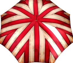 Classic Striped Men's Umbrella - Bamboo Handle - New Exclusive Design Best Quality handcrafted in Italy