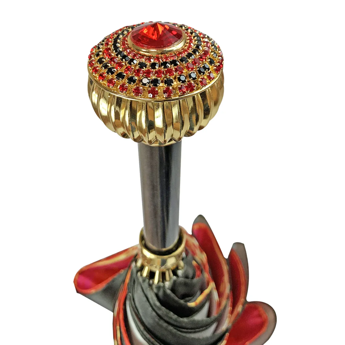 Cream and red umbrella with exclusive design