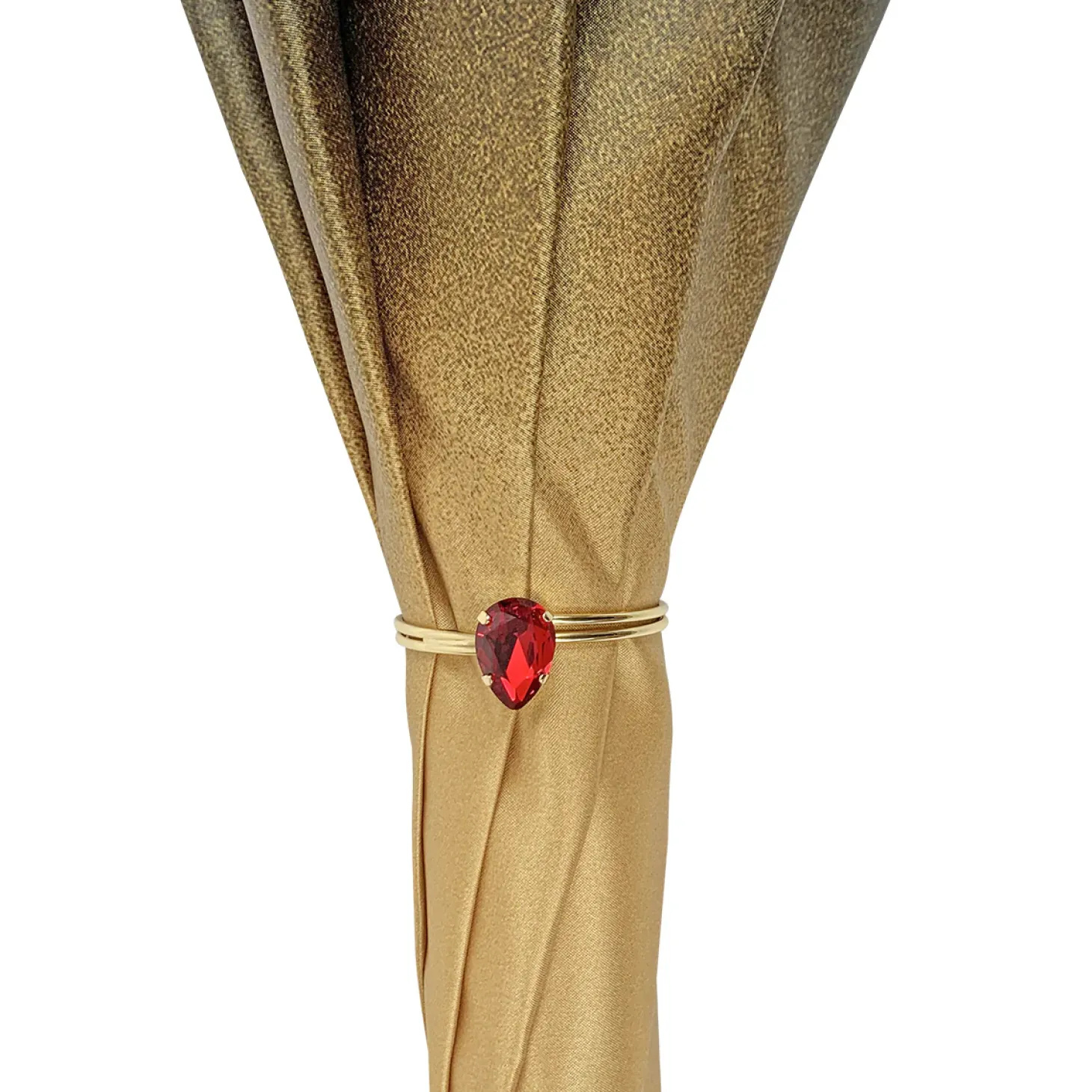 Cream and red umbrella with exclusive design