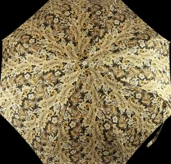 Cream paisley design with yellow stone